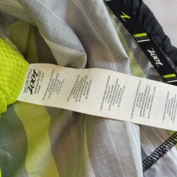 Zoot Wind Swell jacket in Black/Spring Green - Picture 6 of 10